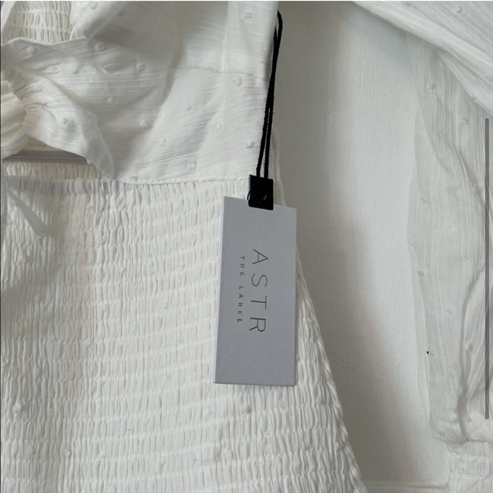 ASTR The Label Long Sleeve Smock Dress, XS - Picture 3 of 6